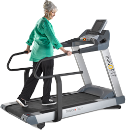 INNOFIT-TR8000i-Treadmill-Model-Woman