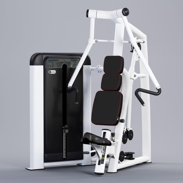 Pulse-Fitness-H-Series-Chest-Press-310H-White