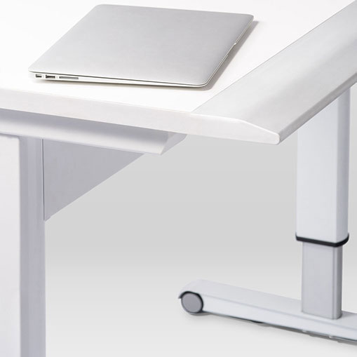 TheraKit AirLift Height Adjustable Desk 1200 Edge Detail