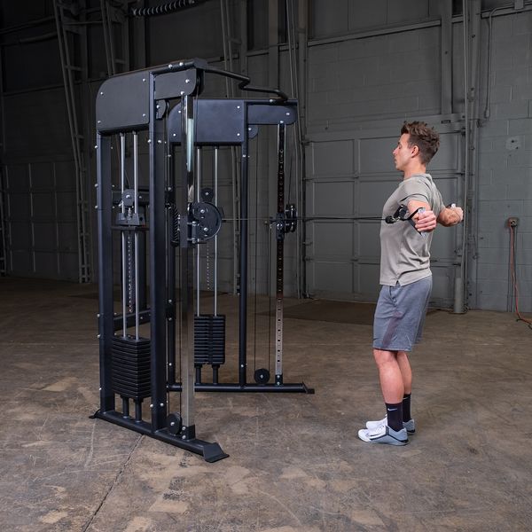 Body Solid GFT100 Functional Trainer RearFly