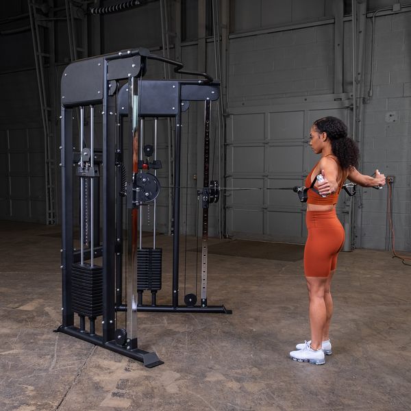 Body Solid GFT100 Functional Trainer RearFly2